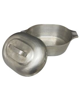 Wagner Ware Magnalite Roasterette 4263 4.5 qt Oval Aluminum Casserole w/ Lid